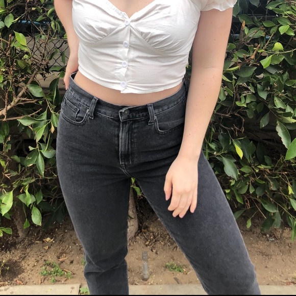 American Eagle Outfitters Denim - American eagle black mom jeans